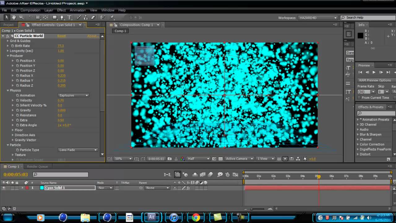 Adobe After Effects Cc Particle World Download